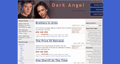 Desktop Screenshot of darkangel.scribblesinink.com
