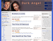 Tablet Screenshot of darkangel.scribblesinink.com