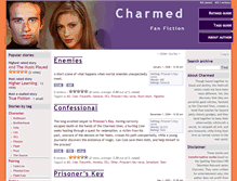 Tablet Screenshot of charmed.scribblesinink.com