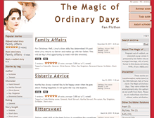 Tablet Screenshot of magicofordinarydays.scribblesinink.com