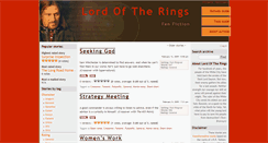Desktop Screenshot of lordoftherings.scribblesinink.com