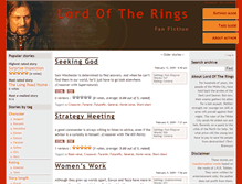 Tablet Screenshot of lordoftherings.scribblesinink.com
